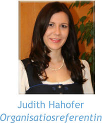 Judith HahoferOrganisatiosreferentin